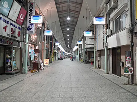 写真：商店街の様子
